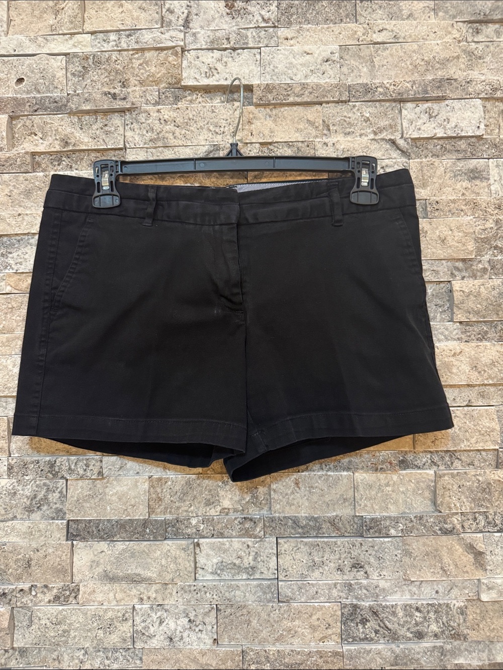 Women’s Black Tailored Chino Bermuda Shorts
